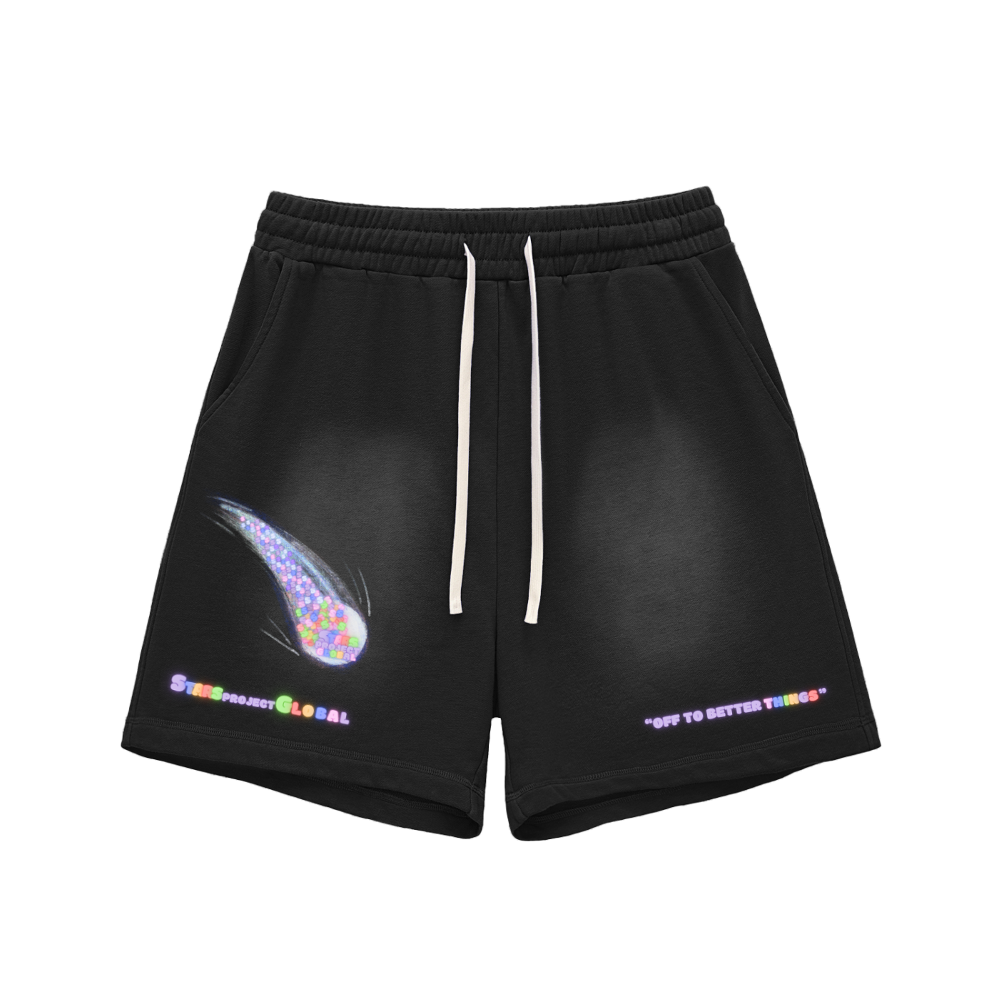 "EXTRAORDINARY THINGS" Sun Fade Shorts